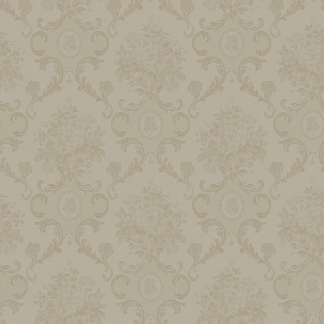 Beige floral wallpaper white background #2 free wallpaper for tablet - medium preview image
