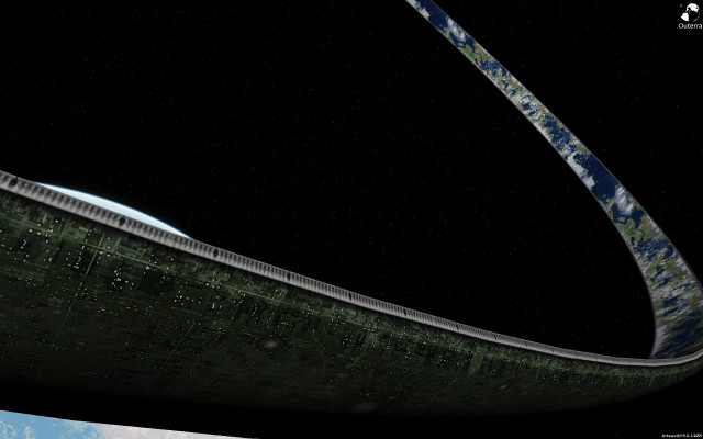 Futuristic structure curved roof sky free wallpaper for desktop - medium preview image