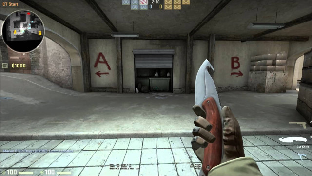 Video game knife gun door free wallpaper for desktop - medium preview image