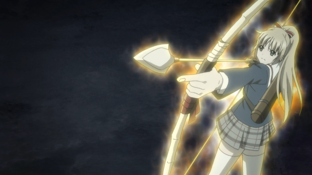 Girl sword lightsaber black background free wallpaper for desktop - medium preview image