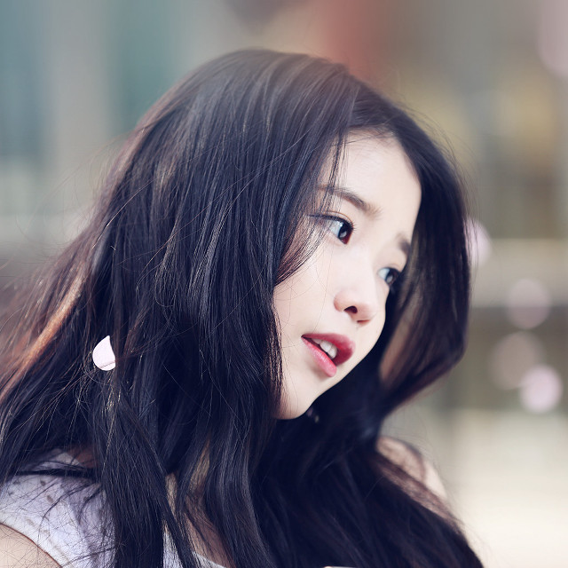 Woman black hair flower smiling free wallpaper for tablet - medium preview image