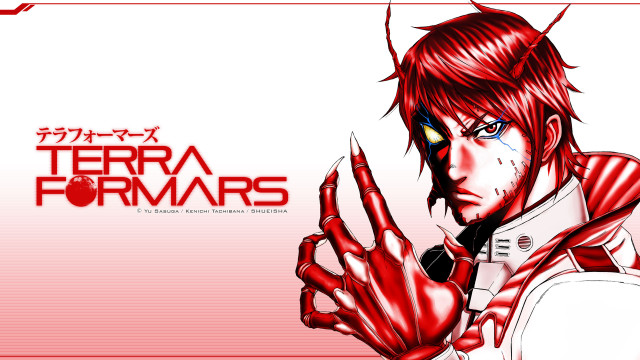 Red hair man blood tera free wallpaper for desktop - medium preview image