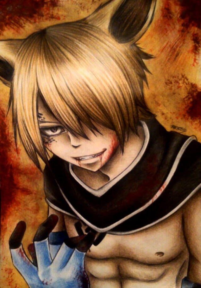 Man demon head demon tail free wallpaper for mobile - medium preview image