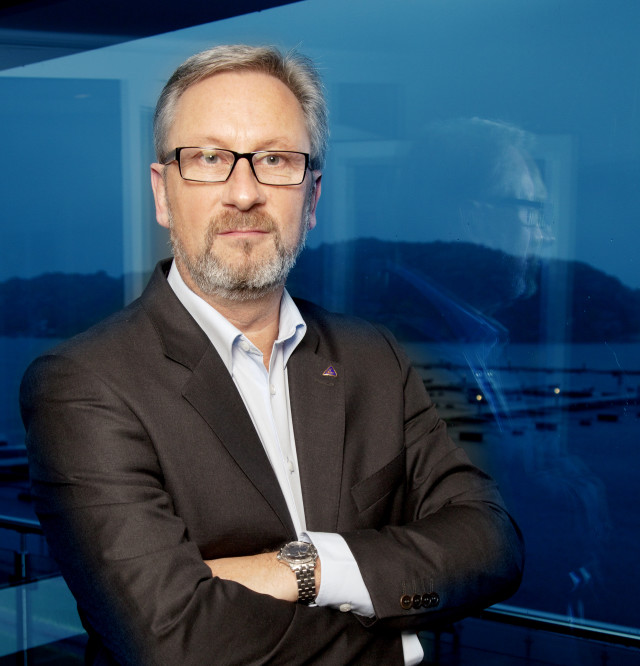 Man glasses suit window city free wallpaper for tablet - medium preview image