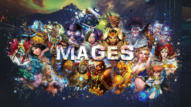 Nages character group graphic style free wallpaper for desktop - medium preview image