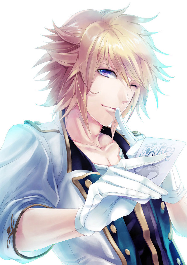 Blonde hair blue eyes holding free wallpaper for mobile - medium preview image