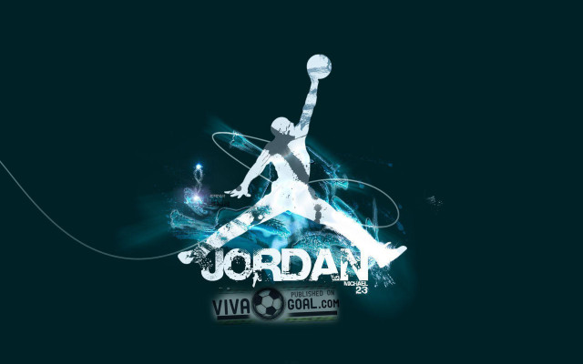 Basketball player jumping ball jordan #2 free wallpaper for desktop - medium preview image