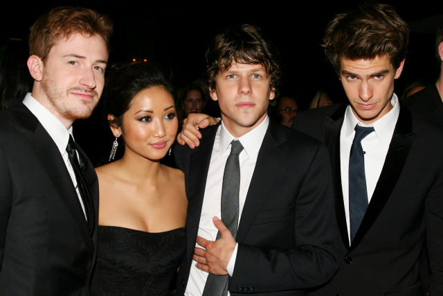 Group people standing room suits free wallpaper for desktop - medium preview image