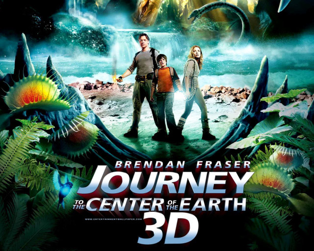 Journey center earth 3d poster free wallpaper for desktop - medium preview image