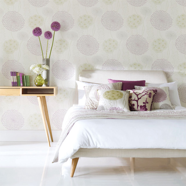 Bed white comforter pillows nightstand free wallpaper for tablet - medium preview image