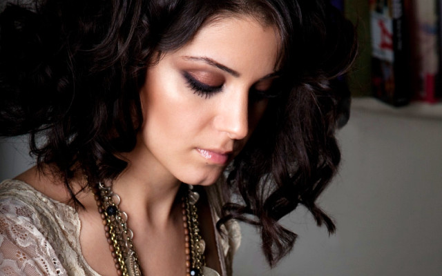 Woman necklace cell phone book free wallpaper for desktop - medium preview image