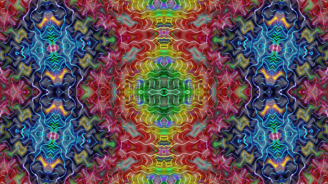 Colorful abstract flower center swirly free wallpaper for desktop - medium preview image