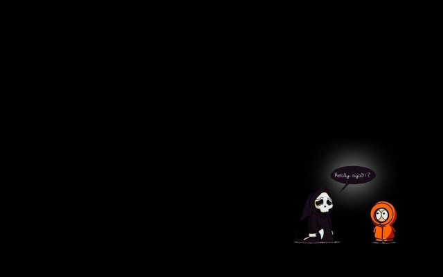Skeleton clock dark speech bubble free wallpaper for desktop - medium preview image