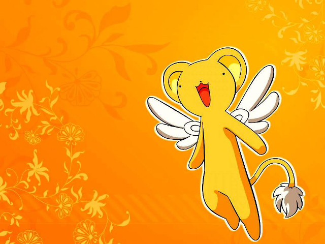 Cartoon character monkey yellow background free wallpaper for desktop - medium preview image
