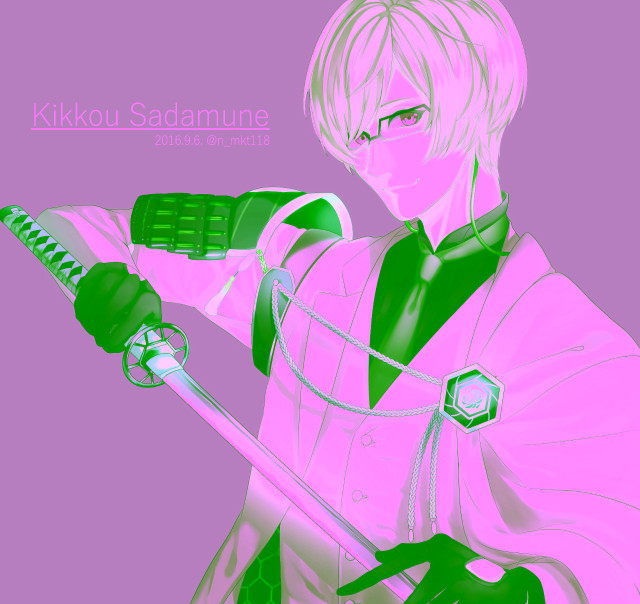 Man suit sword name tag free wallpaper for tablet - medium preview image