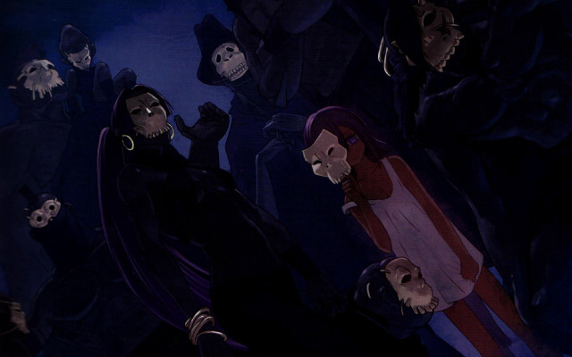 Group people dark room ghost free wallpaper for desktop - medium preview image