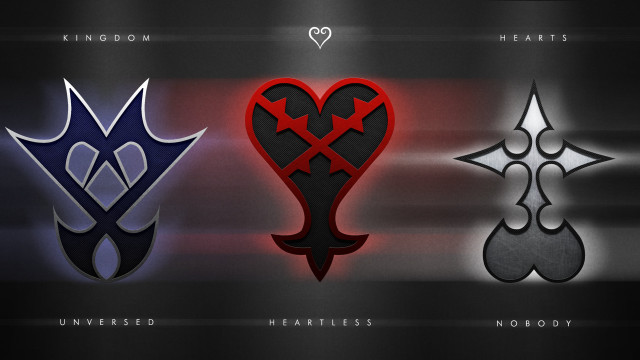 Hearts black background red blue free wallpaper for desktop - medium preview image