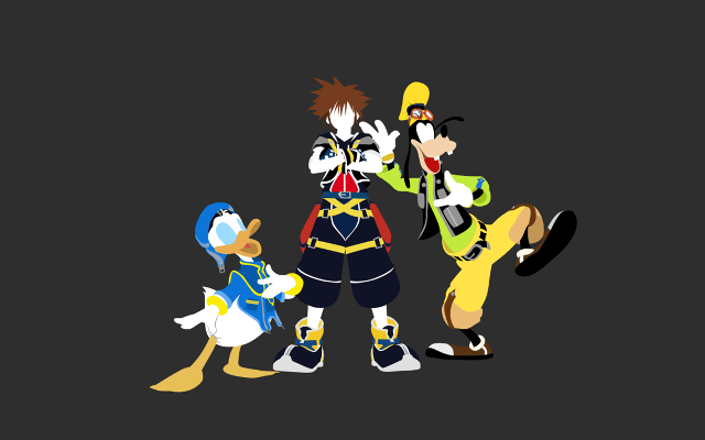 Cartoon characters group shadow black free wallpaper for desktop - medium preview image