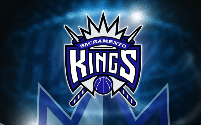 Sacramento kings logo blue background free wallpaper for desktop - medium preview image