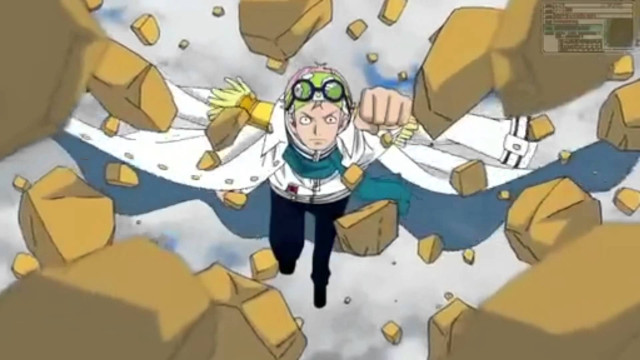 Man flying white blue outfit free wallpaper for desktop - medium preview image