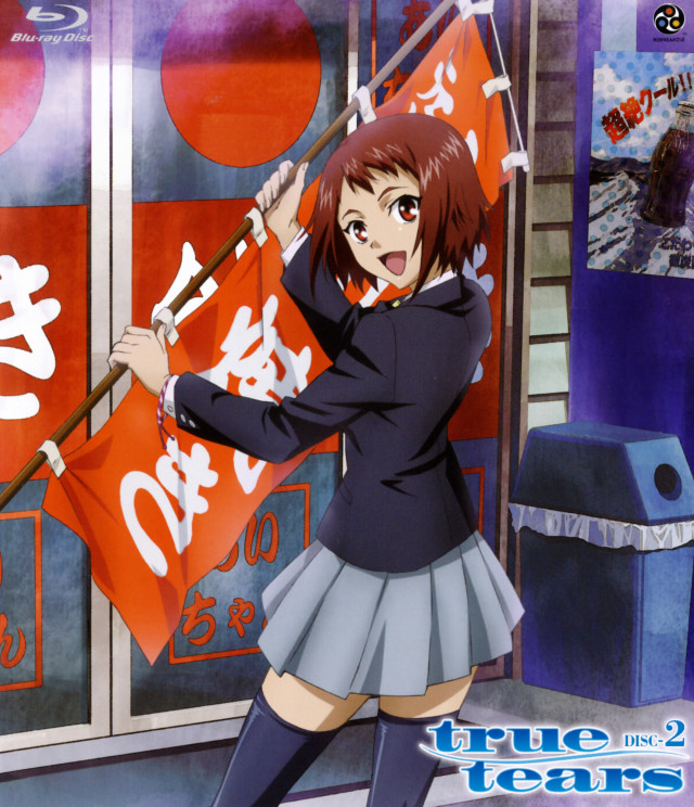 Woman holding flag store window free wallpaper for tablet - medium preview image