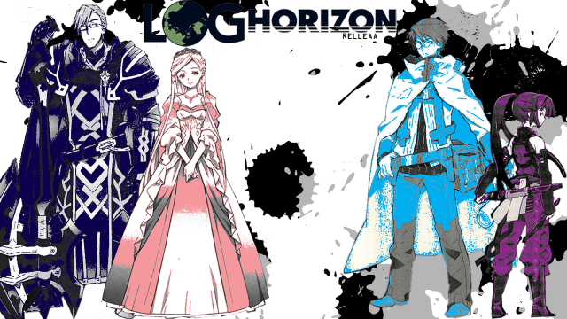 Anime characters group colorful costumes free wallpaper for desktop - medium preview image