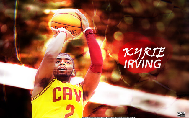 Kyrie irving man holding basketball free wallpaper for desktop - medium preview image