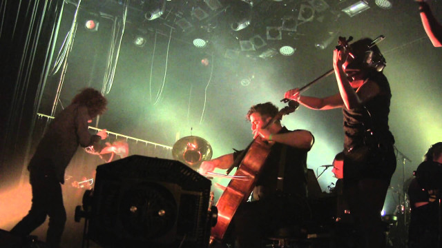 Band performance stage lights microphone free wallpaper for desktop - medium preview image