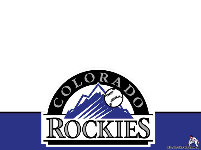 Colorado rockies logo mountain baseball free wallpaper for desktop - medium preview image