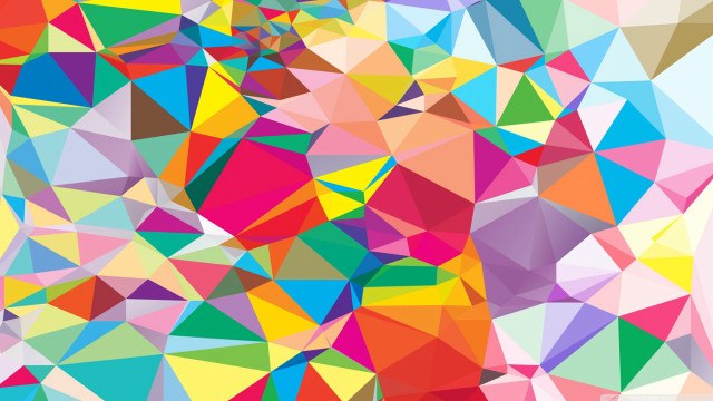 Colorful abstract background triangles shapes free wallpaper for desktop - medium preview image