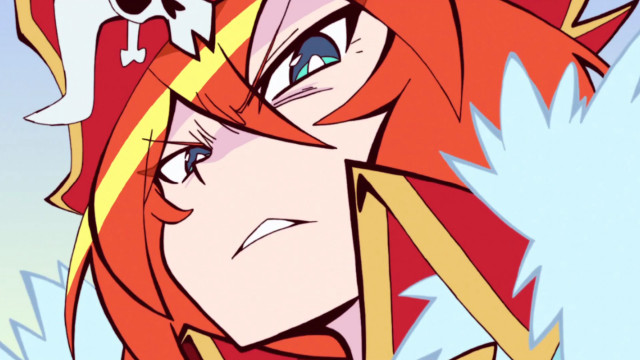 Woman red hair pirate hat free wallpaper for desktop - medium preview image