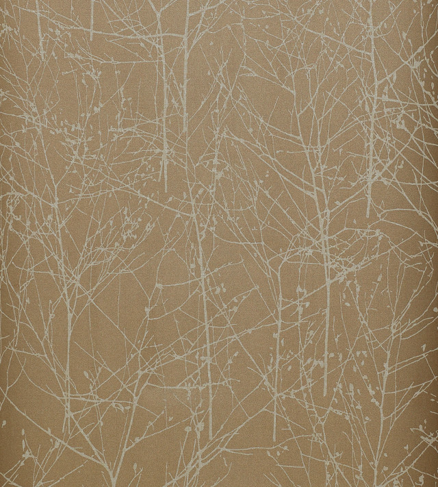 Brown background white branches pattern free wallpaper for tablet - medium preview image