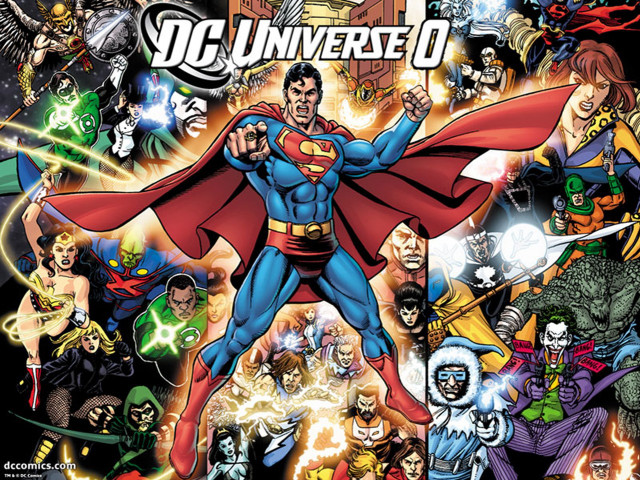 Dc universe group poster characters free wallpaper for desktop - medium preview image