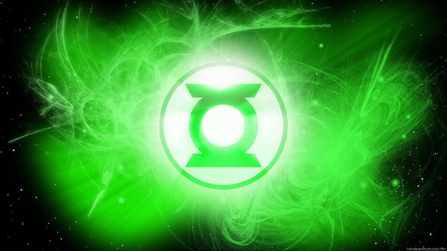 Green lantern logo dark green free wallpaper for desktop - medium preview image