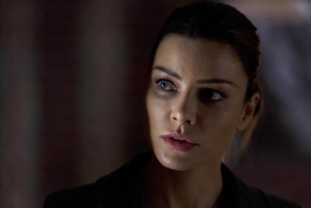 Woman serious dark room curtains free wallpaper for desktop - medium preview image