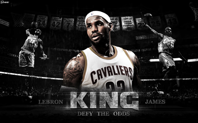 Lebron king black white uniform free wallpaper for desktop - medium preview image