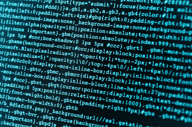 Computer screen blue text black free wallpaper for desktop - medium preview image