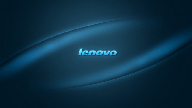 Blue background lenovo curved background free wallpaper for desktop - medium preview image