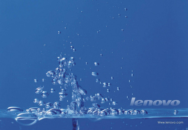 Blue background water bubbles white free wallpaper for desktop - medium preview image