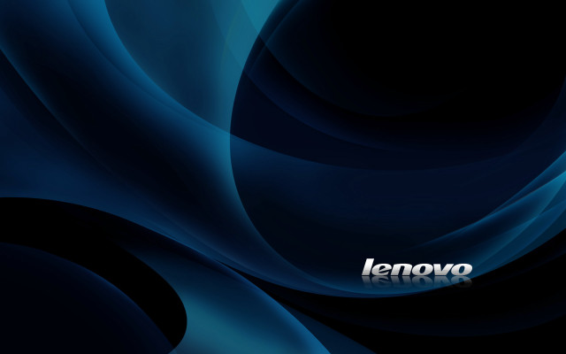 Black blue white lenovo side free wallpaper for desktop - medium preview image