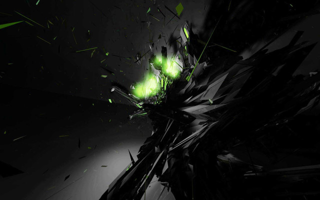 Black green abstract background green free wallpaper for desktop - medium preview image