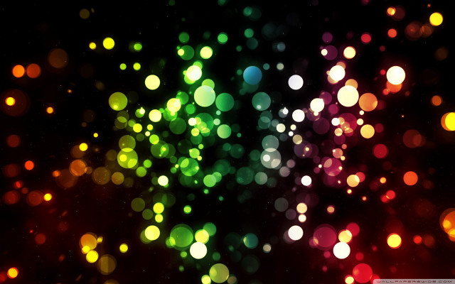 Blurry multicolored background circles lights free wallpaper for desktop - medium preview image