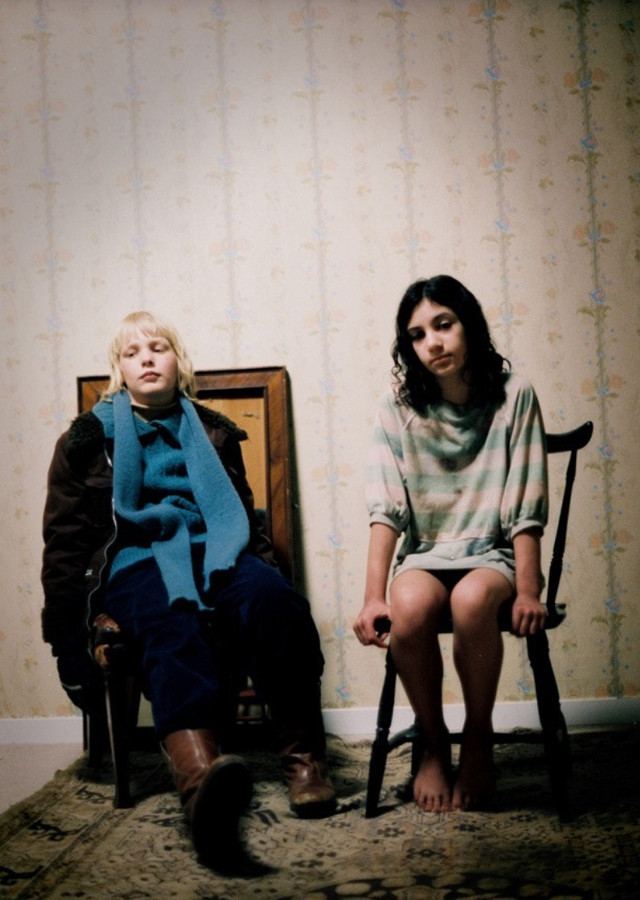 Woman boy chair room wallpapered free wallpaper for mobile - medium preview image