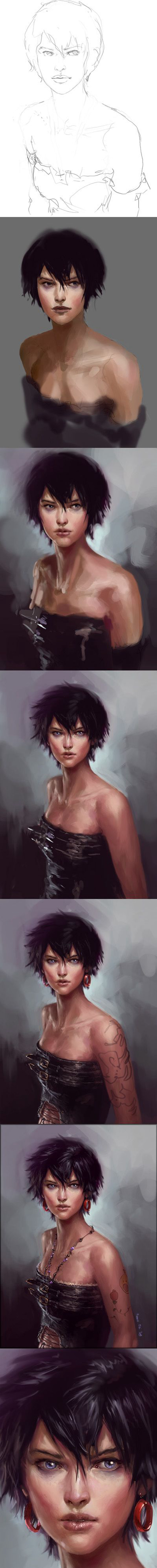 Woman water reflection series images free wallpaper for mobile - medium preview image