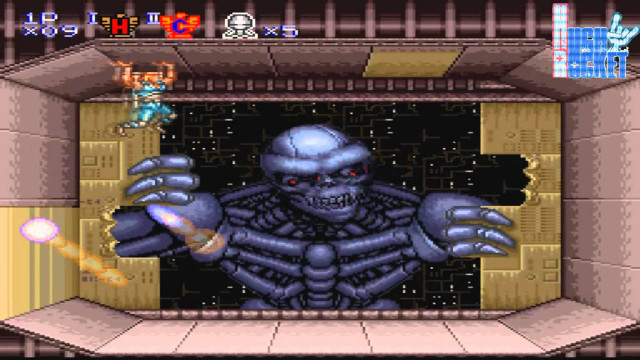 Skeleton doorway person gun video free wallpaper for desktop - medium preview image