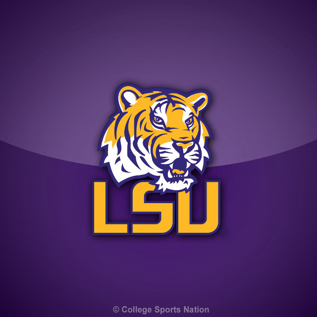 Lsu logo purple background tiger free wallpaper for tablet - medium preview image