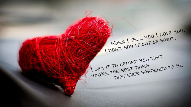 Red heart poem table string #3 free wallpaper for desktop - medium preview image