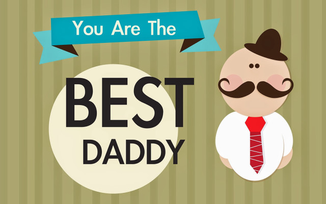 Man mustache tie best daddy free wallpaper for desktop - medium preview image