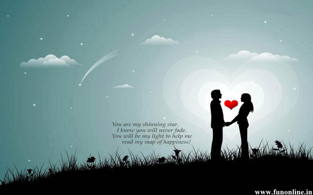 Couple holding hands heart shaped free wallpaper for desktop - medium preview image