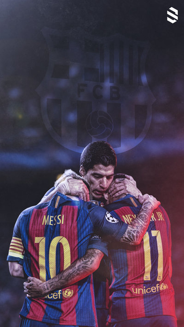 Soccer players hugging stadium background free wallpaper for mobile - medium preview image